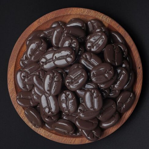 110g Artificial Coffee Bulk Bean Fake Resin Coffee Beans Food Show Model Vase Fillers Simulation Mini Bean for Home Kitchen Table Centerpiece Cafe Shop Cabinet Display Decor Photography Props in Saudi Arabia