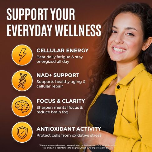 NMN 7-in-1 Liquid Supplement NAD+ Support， with Aging-Supportive Resveratrol, TMG, Quercetin, CoQ10, Grapeseed, PQQ, Apigenin Cellular Energy & NAD Levels, 30 On-The-Go Packets, Grape Flavor in Saudi Arabia