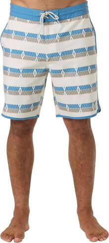 O'NEILL Men's Diamante Cruzer Scallop 18 Inch Boardshorts | Recycled Stretch, Quick-Dry Comfort in Kuwait