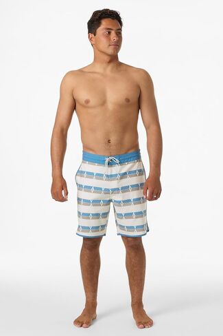 O'NEILL Men's Diamante Cruzer Scallop 18 Inch Boardshorts | Recycled Stretch, Quick-Dry Comfort in Kuwait