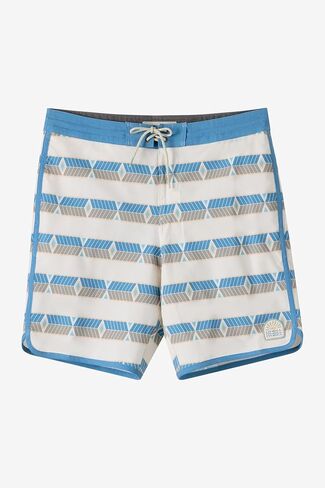 O'NEILL Men's Diamante Cruzer Scallop 18 Inch Boardshorts | Recycled Stretch, Quick-Dry Comfort in Kuwait