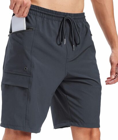 Mens Swim Trunks,Casual Board Shorts Men's with Compression Liner Quick Dry Swim Shorts Men with Zipper Pockets in Saudi Arabia
