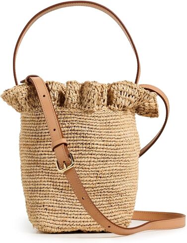 Loeffler Randall Women's Laith Crochet Top Handle Bucket Bag in Kuwait