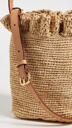 Loeffler Randall Women's Laith Crochet Top Handle Bucket Bag in Kuwait