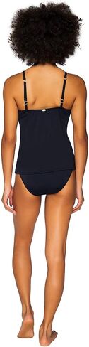 ملابس سباحة نسائية Sunsets Crossroads Tankini مع سلك داخلي، أسود، 34E/32F/30G in Kuwait