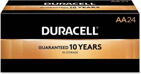 Duracell MN1500BKD Alkaline Battery with Duralock, Size Aa, Shape, (Pack of 144) in Saudi Arabia