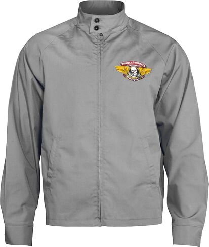 Powell Peralta Winged Ripper Jacket, Gray, Large in Kuwait