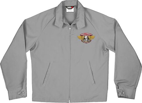 Powell Peralta Winged Ripper Jacket, Gray, Large in Kuwait