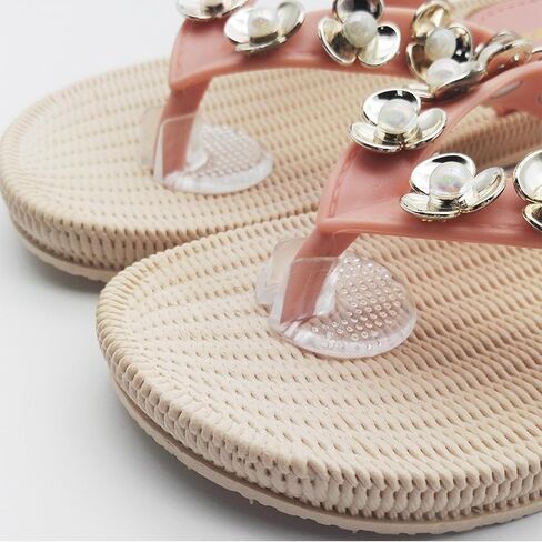 Gel Metatarsal Pads for Thong Sandals Flip Flops, 4 Pairs Forefoot Cushion Inserts, Ball of Foot Pads for Pain Relief and Anti-Slip Support in Saudi Arabia