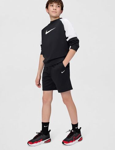 Nike Big Kids' Sportswear Tracksuit - Boys and Girls Two Piece Set Sweatshirt Shorts in Kuwait