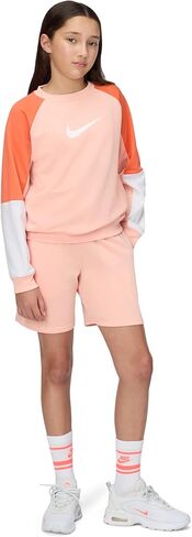 Nike Big Kids' Sportswear Tracksuit - Boys and Girls Two Piece Set Sweatshirt Shorts in Kuwait