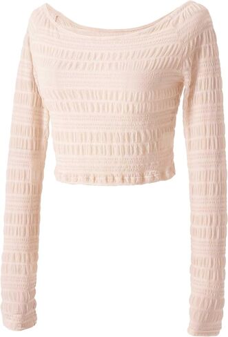 Woman Ballet Pleated Top Adult Long Sleeve Overall for Dancing in Kuwait
