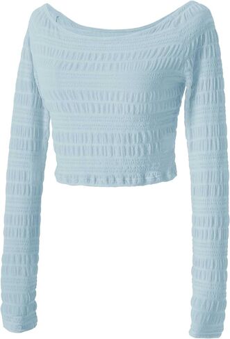 Woman Ballet Pleated Top Adult Long Sleeve Overall for Dancing in Kuwait