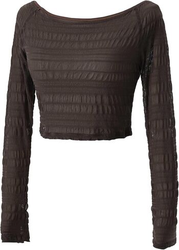 Woman Ballet Pleated Top Adult Long Sleeve Overall for Dancing in Kuwait