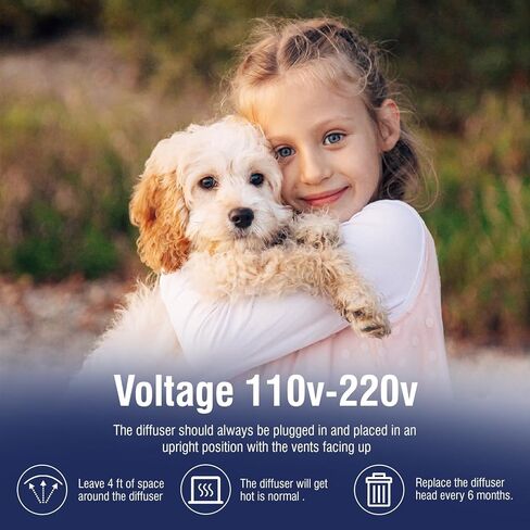 Dog Pheromones Calming Diffuser Kit Appeasing Pheromone Diffuser to Calm (3 Plug in+ 6 Pack 48ml Refill) for Anxiety Relieve Relief Reduce Aggression Fighting Barking Stress 180 Day Supply (Tasteless) in Kuwait