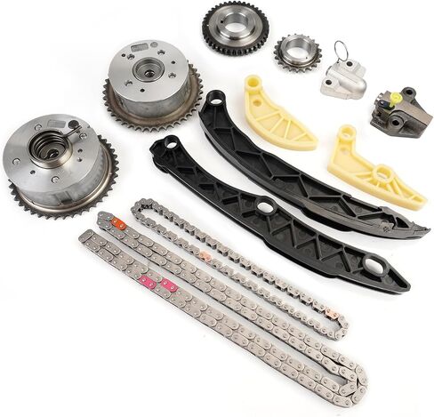 Engine Timing Chain Kit with Oil Pump Gear Compatible with Kia Optima 2014-2017 Compatible with Sorento 2011-2018 Compatible with Sportage 2011-2017 Replace# 24321-2G111 24420-2C101 in Saudi Arabia