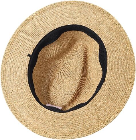 Nollia Western Straw Cowboy Hat for Women - Wide Brim Sun Hat with 3 Interchangeable Beaded Bands, Adjustable Fit, Lightweight & Breathable for Festivals, Rodeos, Travel & Outdoor Adventures Khaki in Saudi Arabia