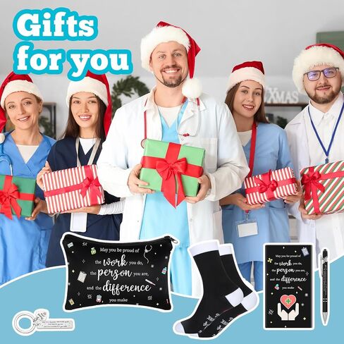 5 Pack CNA Week Gifts Set for Women May You Be Proud of The Work You Do CNA Nurse Appreciation Makeup Bag Socks Pen Keychain Notebook Nurse Gifts for Nursing Assistant Graduation Party Favors in Kuwait
