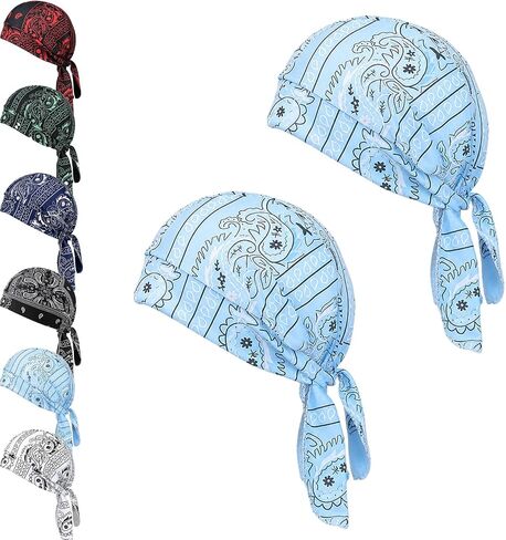 Cooling Skull Cap Helmet Liner, Bandana Cap, Elastic Cycling Sports Cap, Breathable Sweat Wicking Head Scarf in Kuwait