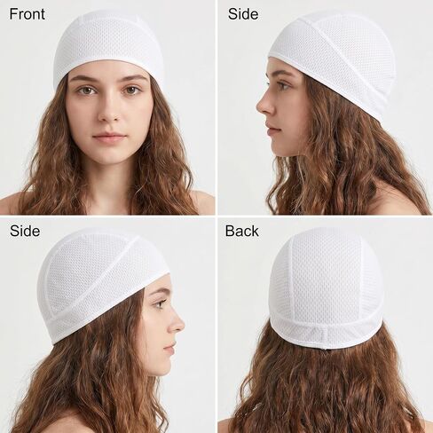 3Pcs Cooling Skull Caps for Men Women, Summer Breathable Quick Dry Cycling Helmet Liner for Running Gym & Work in Saudi Arabia