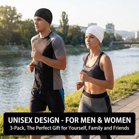 3Pcs Cooling Skull Caps for Men Women, Summer Breathable Quick Dry Cycling Helmet Liner for Running Gym & Work in Saudi Arabia