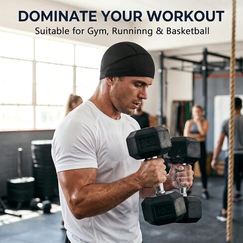 3Pcs Cooling Skull Caps for Men Women, Summer Breathable Quick Dry Cycling Helmet Liner for Running Gym & Work in Saudi Arabia