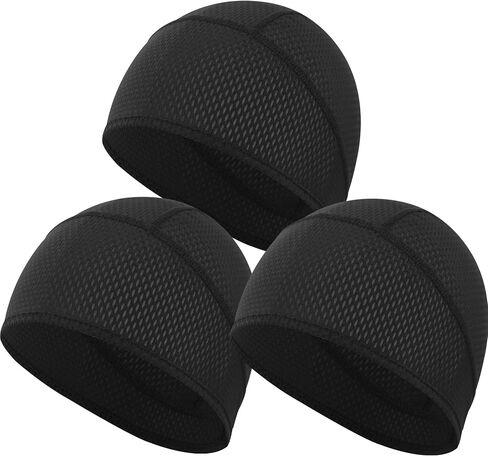 3Pcs Cooling Skull Caps for Men Women, Summer Breathable Quick Dry Cycling Helmet Liner for Running Gym & Work in Saudi Arabia