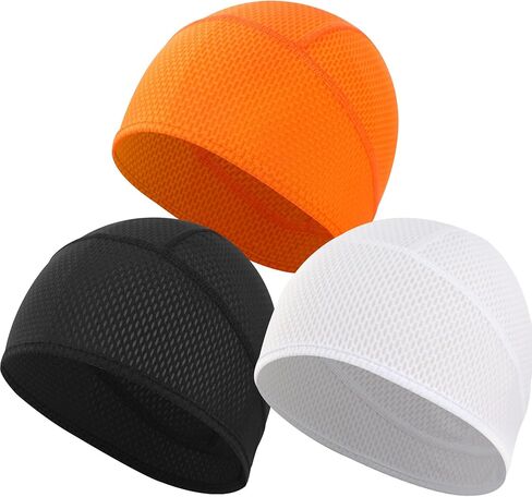 3Pcs Cooling Skull Caps for Men Women, Summer Breathable Quick Dry Cycling Helmet Liner for Running Gym & Work in Saudi Arabia