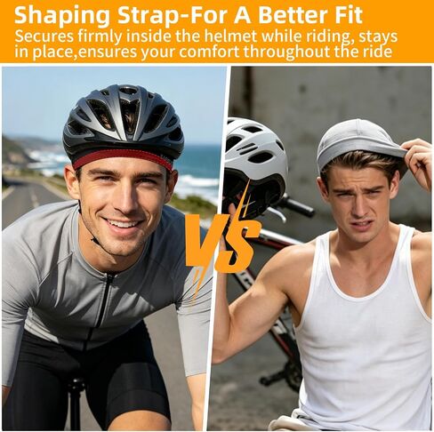 Cooling Skull Caps for Men - Cycling Cap with Breathable Mesh, Quick Dry Helmet Liner for Motorcycle Rugby Running in Kuwait