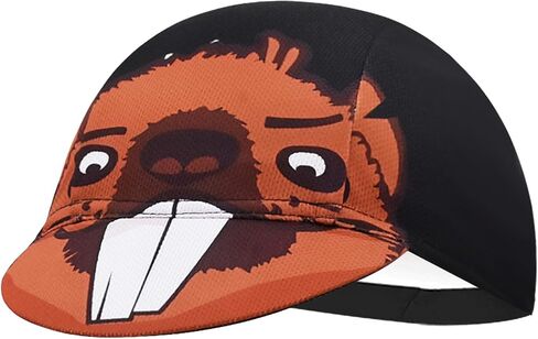 Breathable Cycling Cap for Men Womens Funny Catoon Design Soft Mesh Cycling Hat Under Helmet in Saudi Arabia