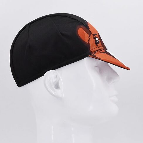 Breathable Cycling Cap for Men Womens Funny Catoon Design Soft Mesh Cycling Hat Under Helmet in Saudi Arabia