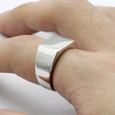 LovePlus Solid S925 sterling silver men's ring, badge ring, men's simple classic little finger ring in Saudi Arabia