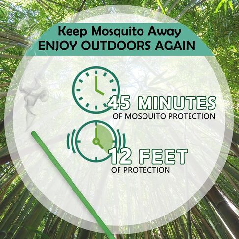 90 pcs Mosquito Repellent Outdoor Patio Sticks, Citronella Repellent Incense Sticks, Natural Essential Oil Incense, Repel Mosquito for Indoor, Patio, Camping, Fishing in Saudi Arabia