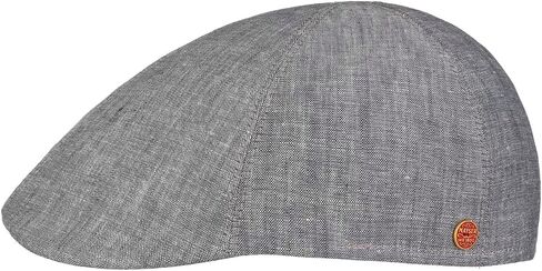 Mayser Paddy Linen Flat Cap Men - Made in The EU in Saudi Arabia