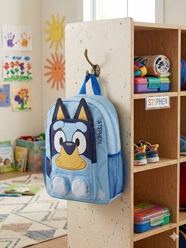 DIBSIES Personalized Character Backpack created using Bluey Backpack in Kuwait