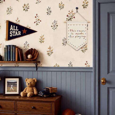 Playroom Decor Pennant Flag Banner "This Room Was Made For Playin'" 15x11 Inch - Nursery Canvas Art, Kids Bedroom Hanging, Linen Toddler Play Area Sign in Saudi Arabia