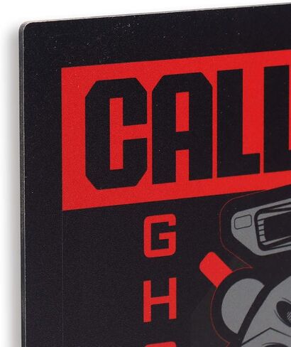 لافتة معدنية من Call of Duty Modern Warfare 2 Ghost Pennant - ديكور حائط Call of Duty لغرفة الألعاب أو غرفة المراهقين in Kuwait