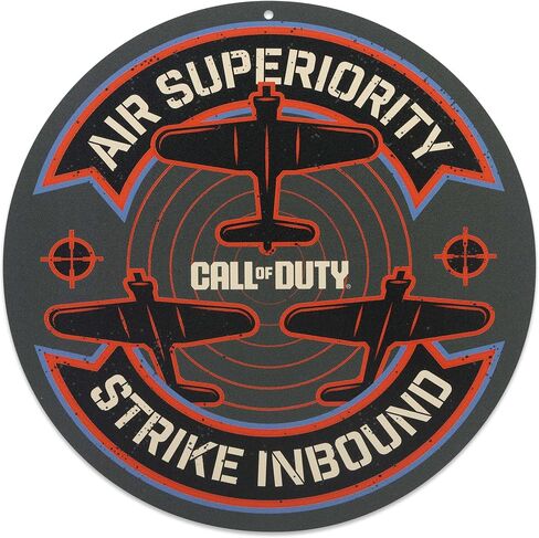 لافتة معدنية من Call of Duty Modern Warfare 2 Ghost Pennant - ديكور حائط Call of Duty لغرفة الألعاب أو غرفة المراهقين in Kuwait