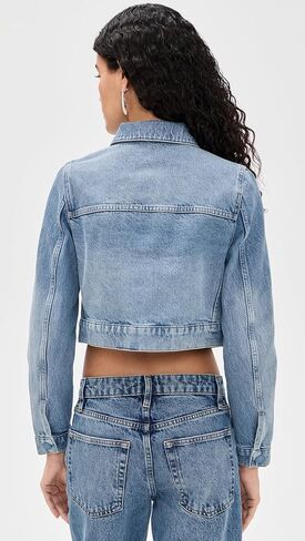 FRAME Women's The Small Denim Jacket in Kuwait
