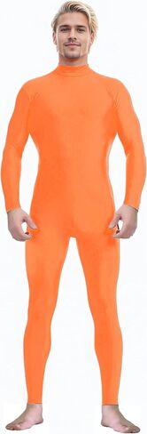 Spandex Zentai Turtleneck Bodysuit with Zipper - Full Body Unitard Costume in Saudi Arabia