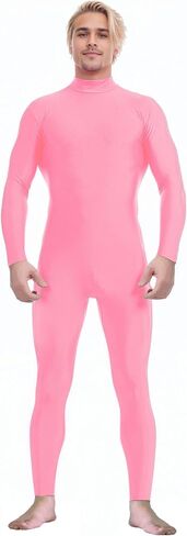 Spandex Zentai Turtleneck Bodysuit with Zipper - Full Body Unitard Costume in Saudi Arabia