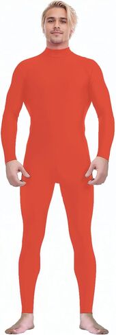 Spandex Zentai Turtleneck Bodysuit with Zipper - Full Body Unitard Costume in Saudi Arabia