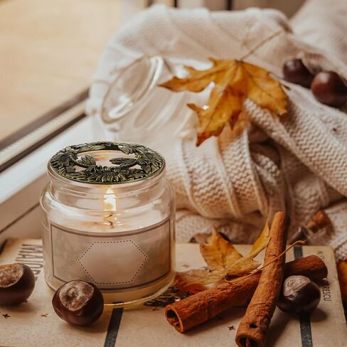 Lurrose الروائح شمعة غطاء جوفاء 7.3-8.1 سنتيمتر معدن شمعة الظل جمع الحرارة يندبروف غطاء للمنزل اكسسوارات in Kuwait