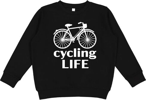 inktastic Cycling Life- Bicycle Youth Sweatshirt in Kuwait