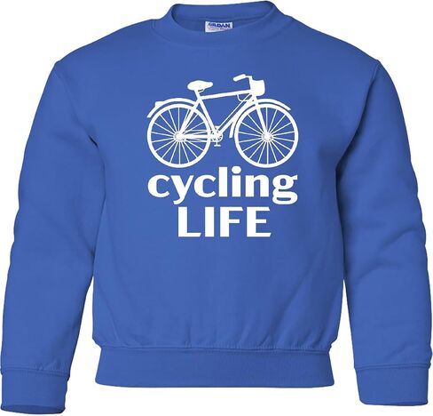 inktastic Cycling Life- Bicycle Youth Sweatshirt in Kuwait