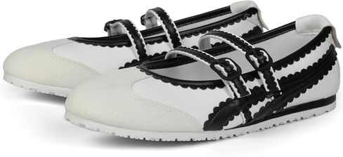 Adolilove Ballet Sneakers for Women Mary Jane Flats Walking Shoes Slip On with Elastic Straps with Memory Foam Insole in Saudi Arabia