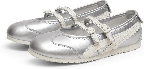Adolilove Ballet Sneakers for Women Mary Jane Flats Walking Shoes Slip On with Elastic Straps with Memory Foam Insole in Saudi Arabia