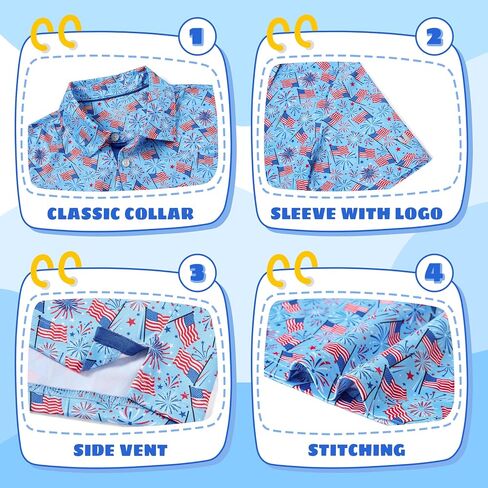 Boys Golf Shirts Short Sleeve Youth Performance Polo Dry Fit Printed Collared Kids Polo Shirts for Boy 6-18 Years in Kuwait