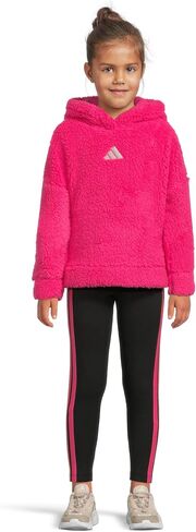 adidas Girls' Hooded Sherpa Legging Set (Toddler/Little Kid) in Kuwait
