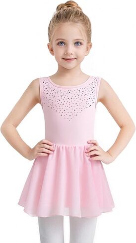 Tutu.kk Girls Dance Ballet Leotards Sleeveless Sparkly Dresses for Toddler Ballerina Dress Outfits in Saudi Arabia